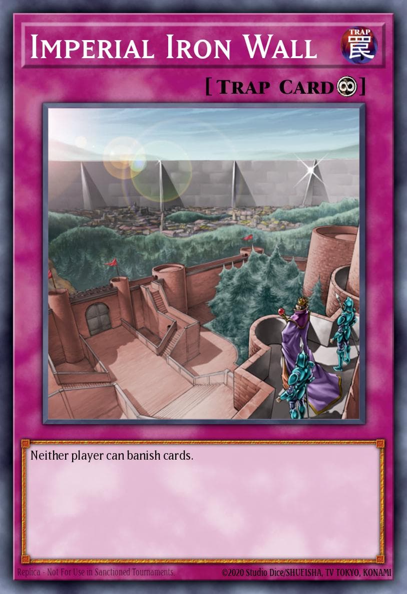 Imperial Iron Wall Synchron Extreme Structure Deck card