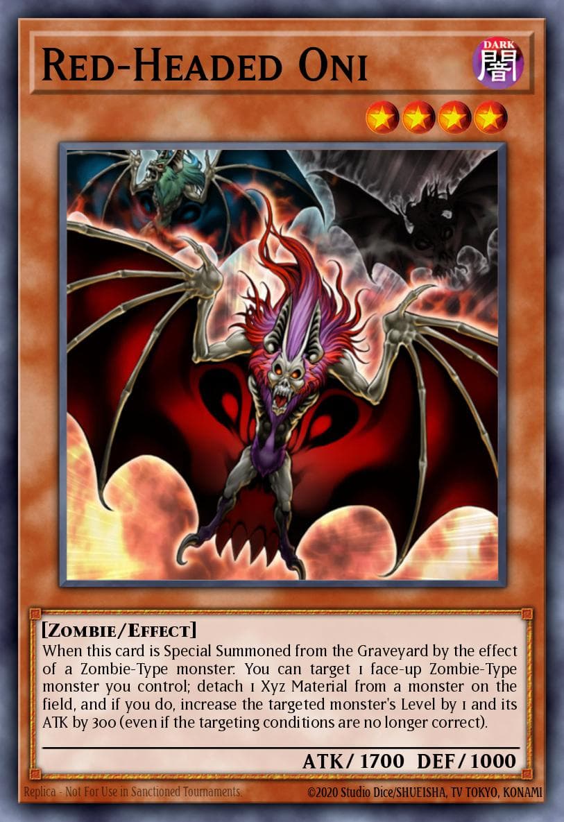 Red-Headed Oni Galactic Overlord Sneak Peek Participation Card card