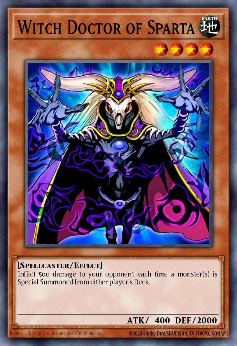 Witch Doctor of Sparta Gladiator's Assault: Special Edition card