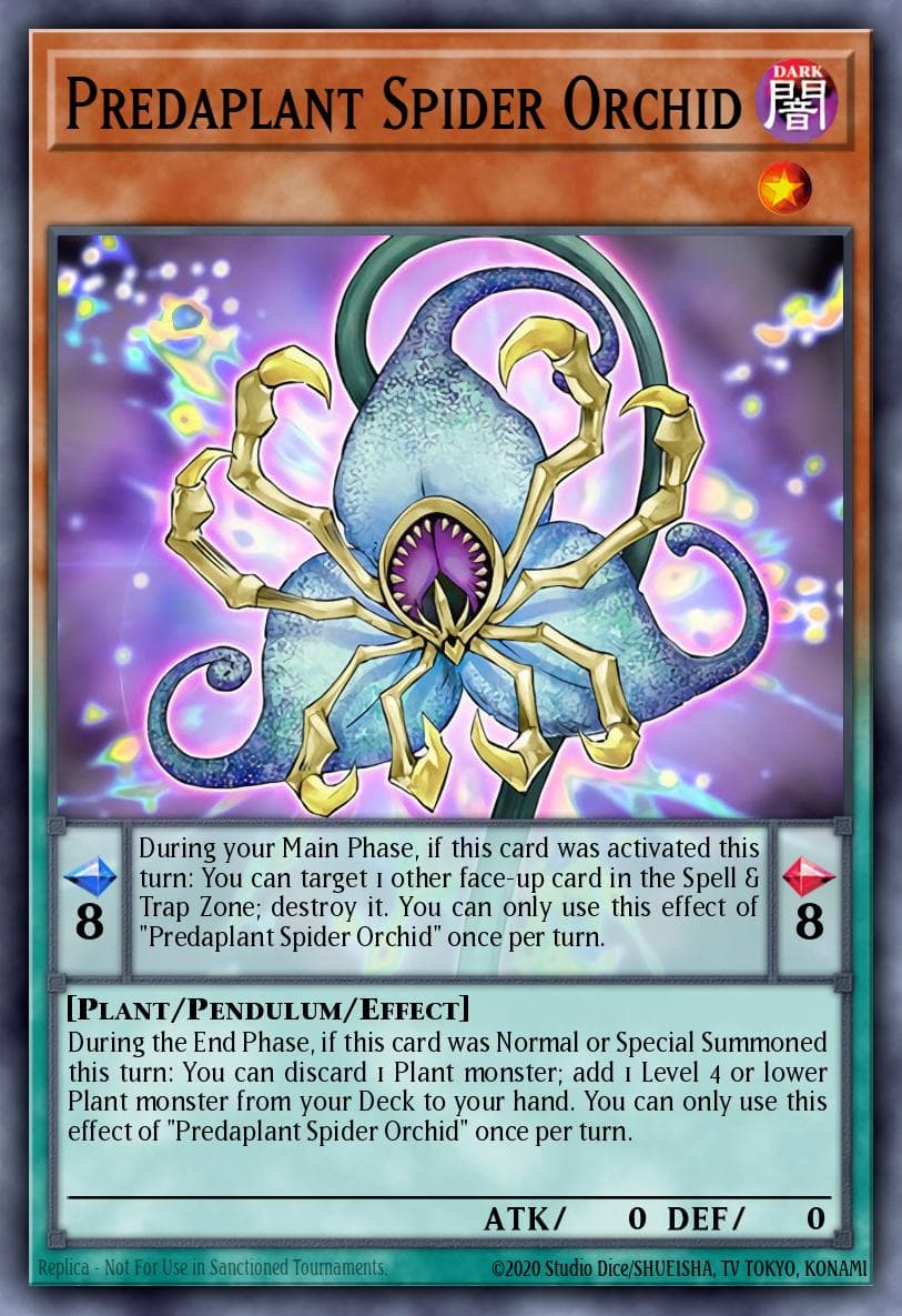 Predaplant Spider Orchid Duel Power card