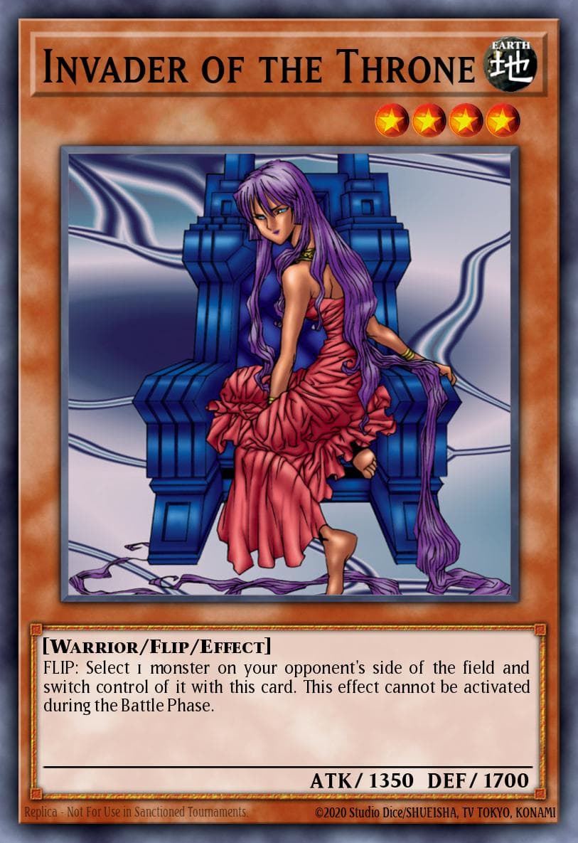 Invader of the Throne Spell Ruler card