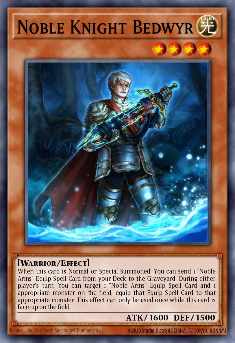 Noble Knight Bedwyr Noble Knights of the Round Table Power-Up Pack card