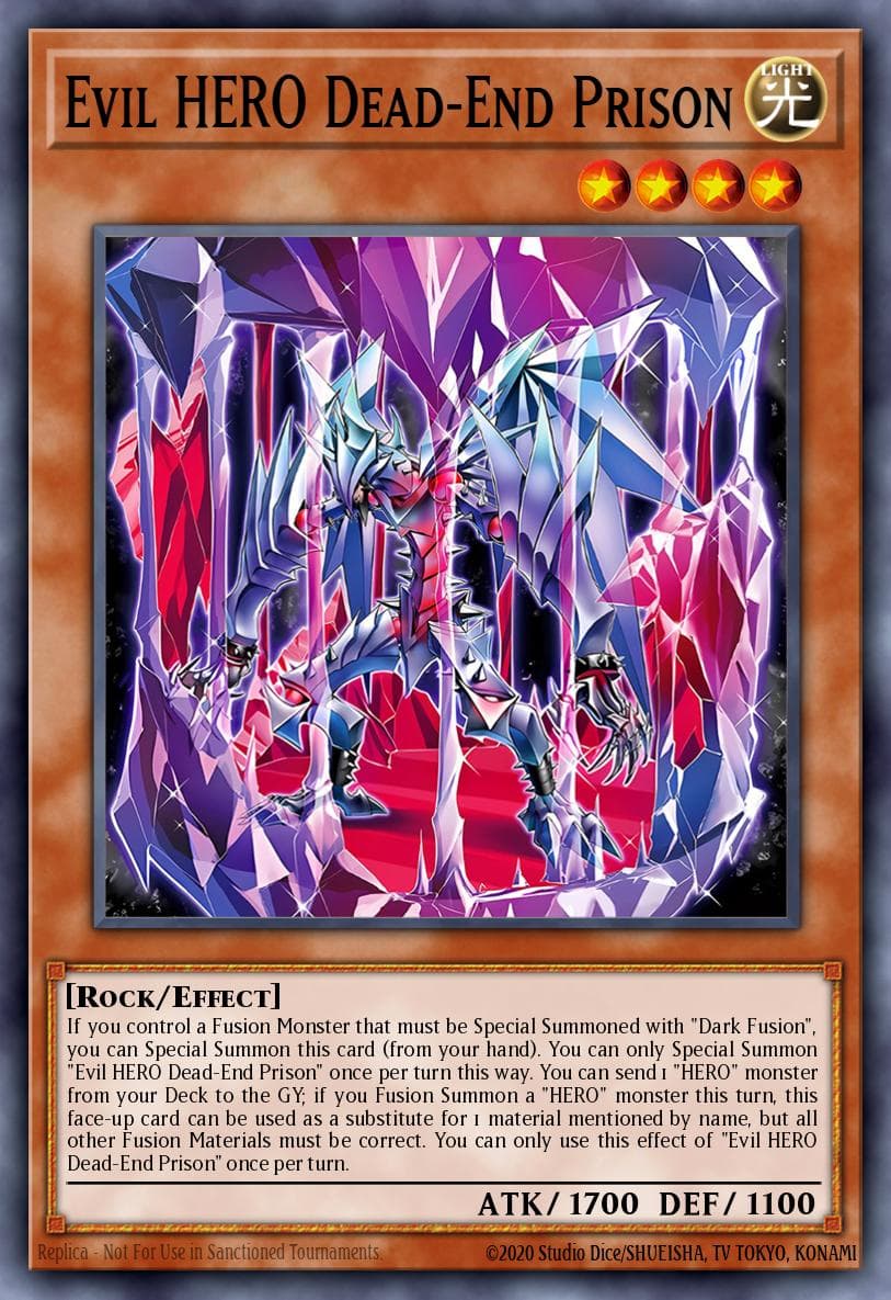 Evil HERO Dead-End Prison Supreme Darkness card