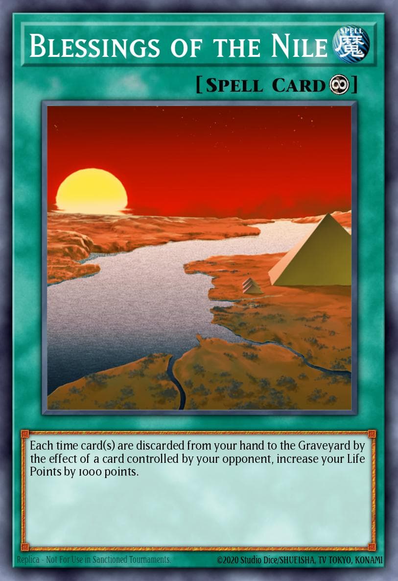 Blessings of the Nile Ancient Sanctuary card