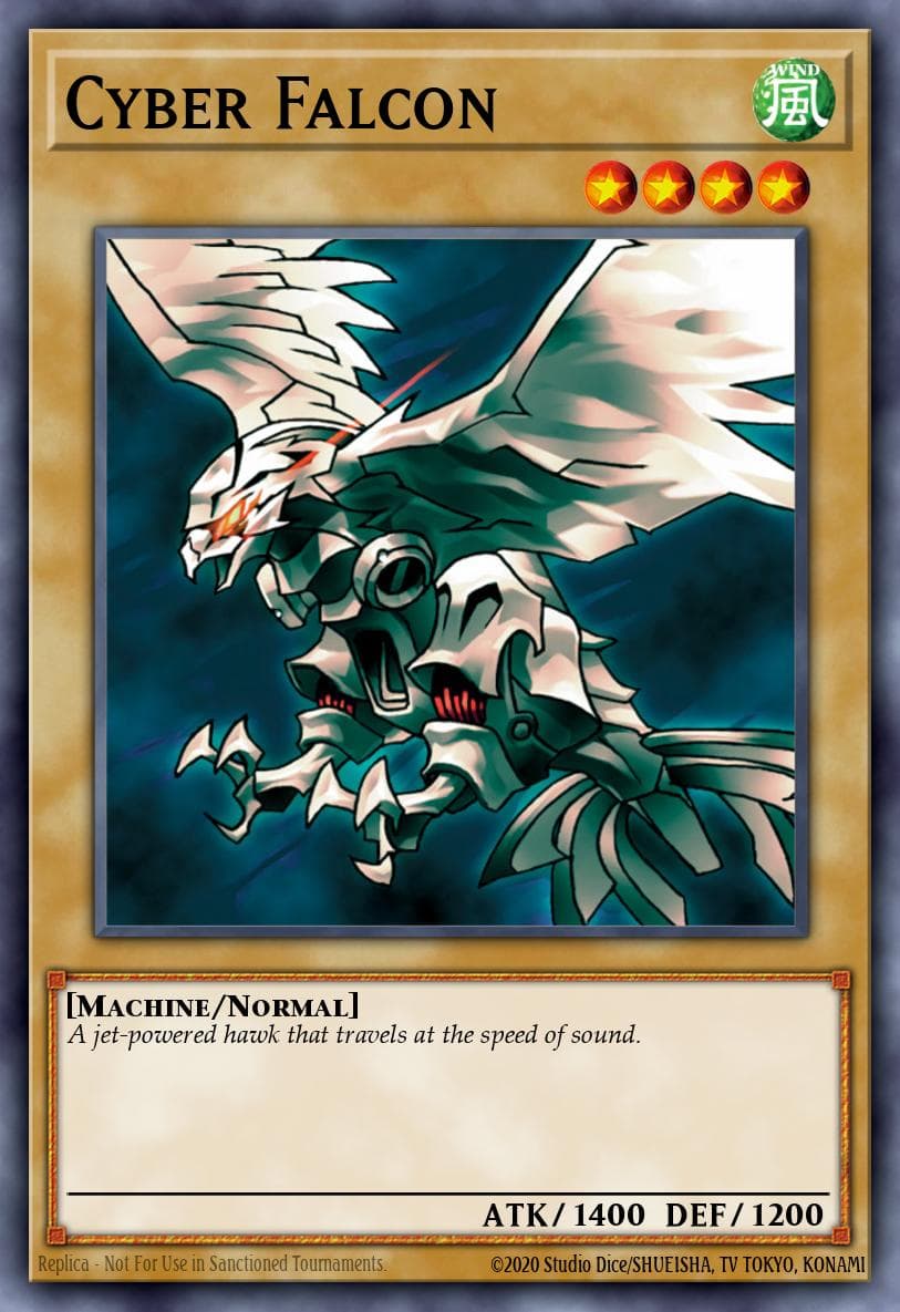 Cyber Falcon Pharaoh's Servant card
