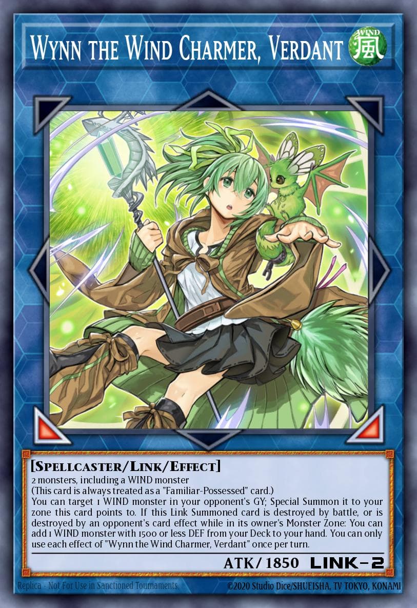 Wynn the Wind Charmer, Verdant THE CHRONICLES DECK: Spirit Charmers (All-Foil Edition) card