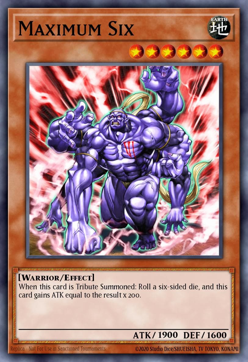 Maximum Six 遊戲王 card