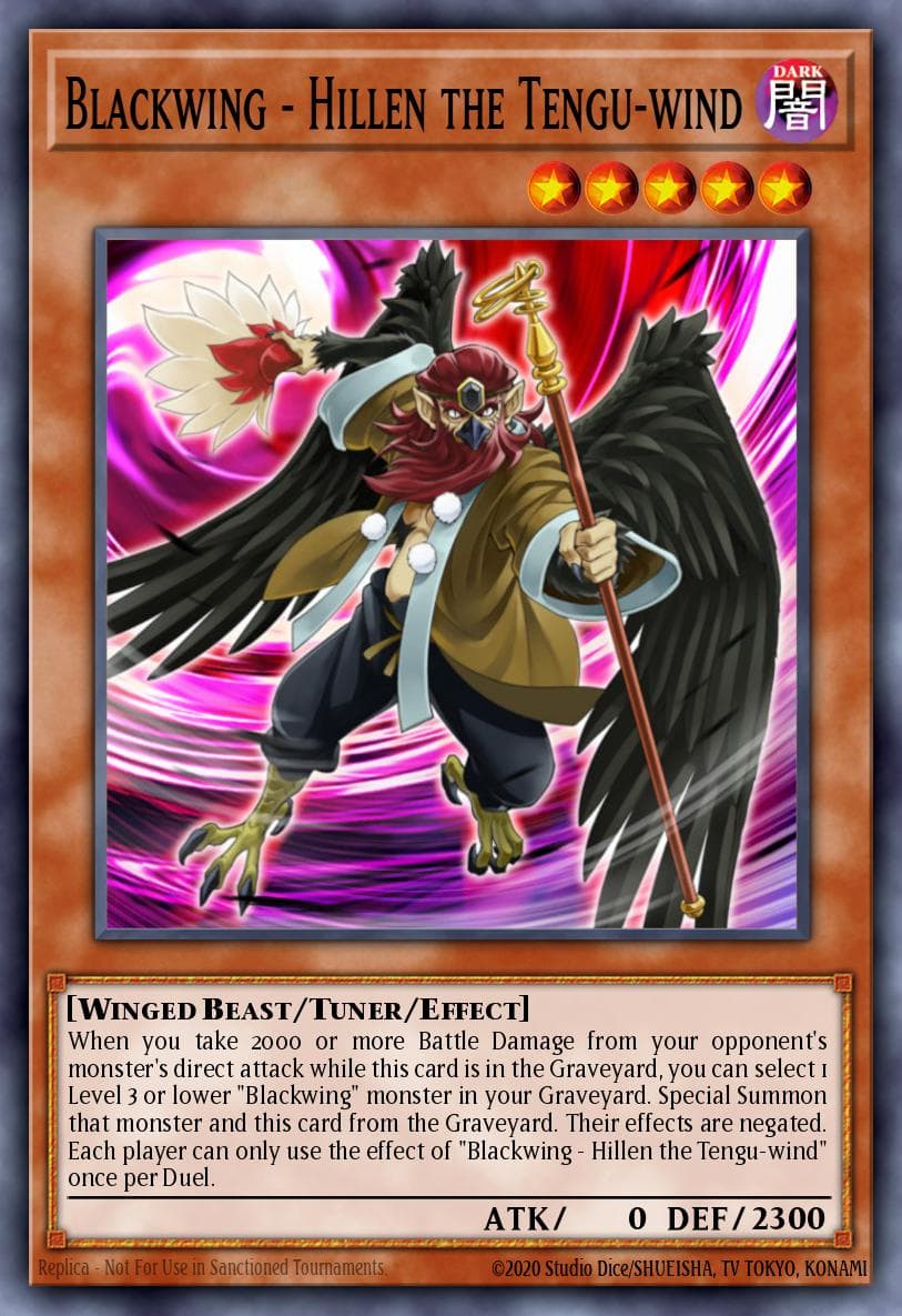 Blackwing - Hillen the Tengu-wind Extreme Victory Sneak Peek Participation Card card