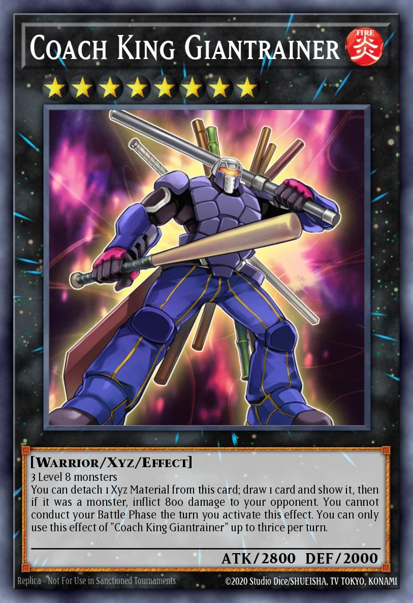 Coach King Giantrainer Number Hunters card