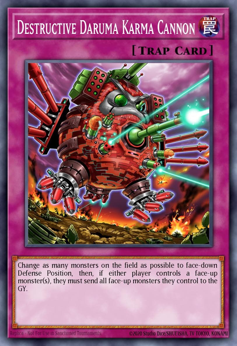 Destructive Daruma Karma Cannon 25th Anniversary Tin: Dueling Heroes Mega Pack card