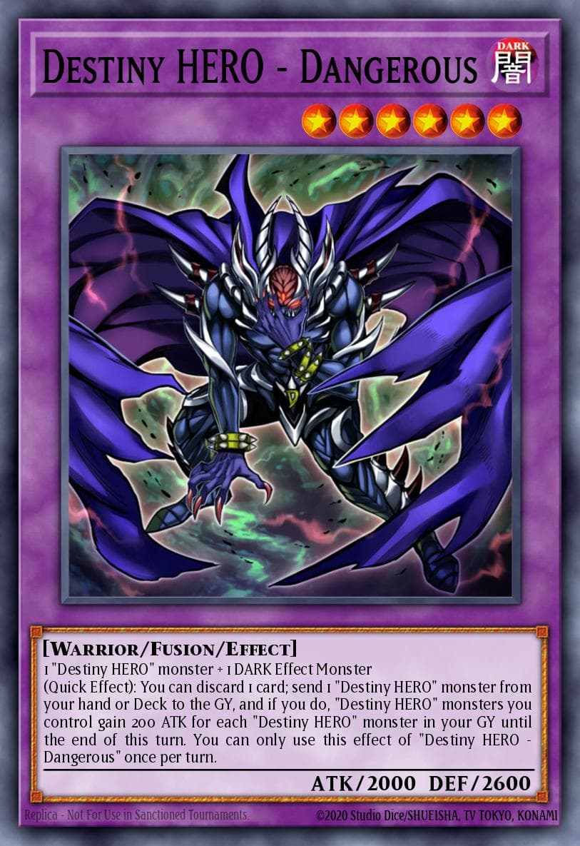 Destiny HERO - Dangerous Code of the Duelist Special Edition card