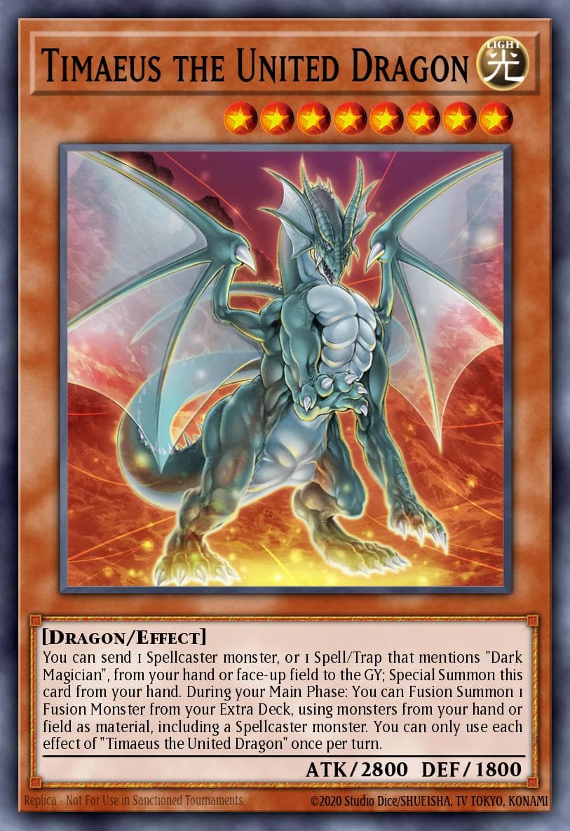 Timaeus the United Dragon Battle of Chaos card
