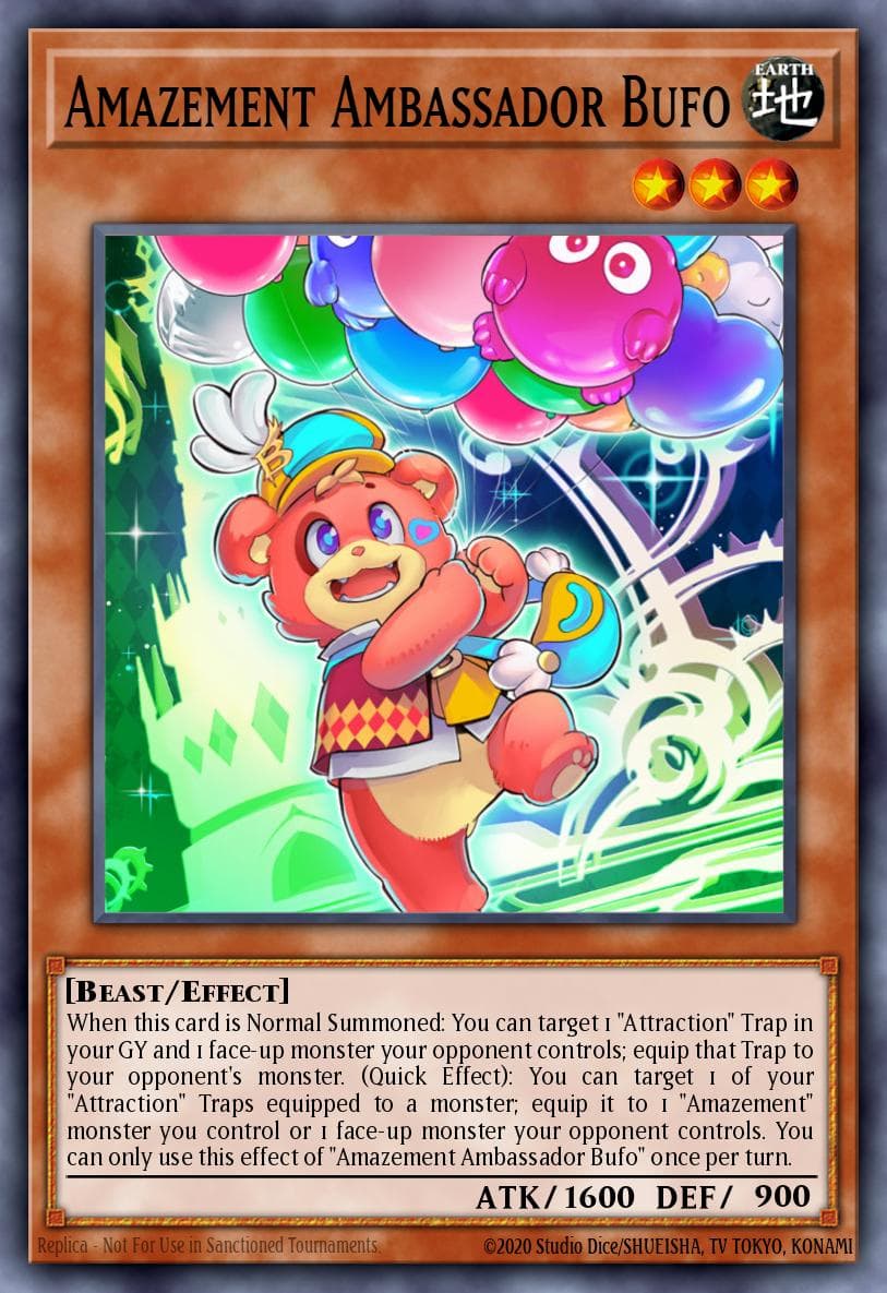 Amazement Ambassador Bufo 遊戲王 card