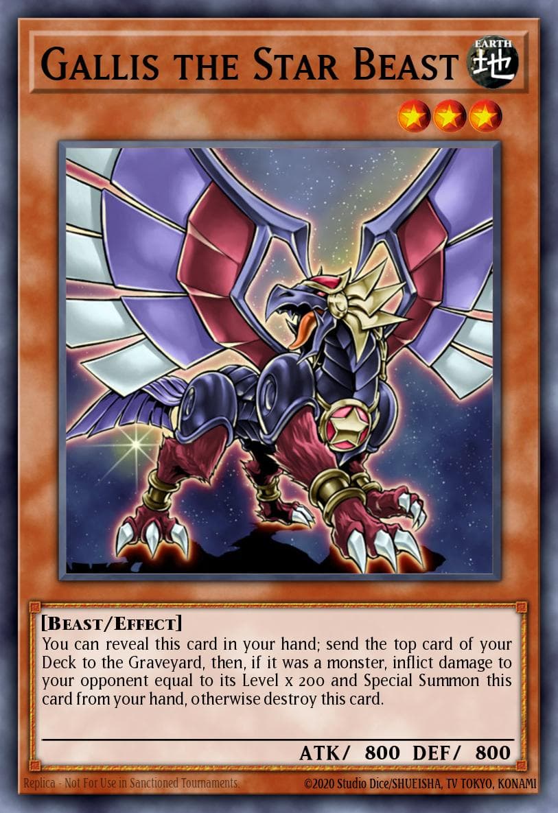 Gallis the Star Beast Ra Yellow Mega Pack: Special Edition card