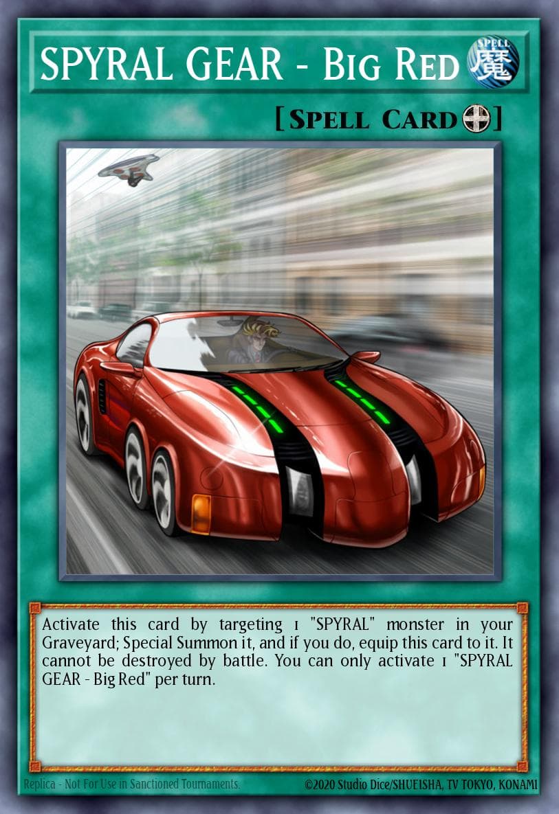 SPYRAL GEAR - Big Red The Dark Illusion: Special Edition card