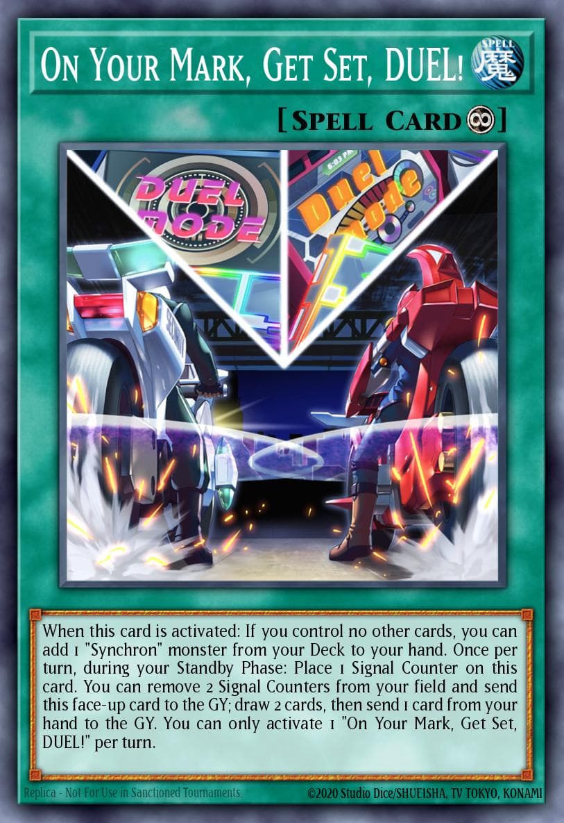 On Your Mark, Get Set, DUEL! Legendary 5D's Decks card