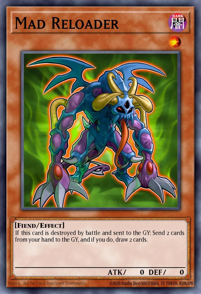 Mad Reloader Yu-Gi-Oh! GX Tag Force 2 promotional cards card