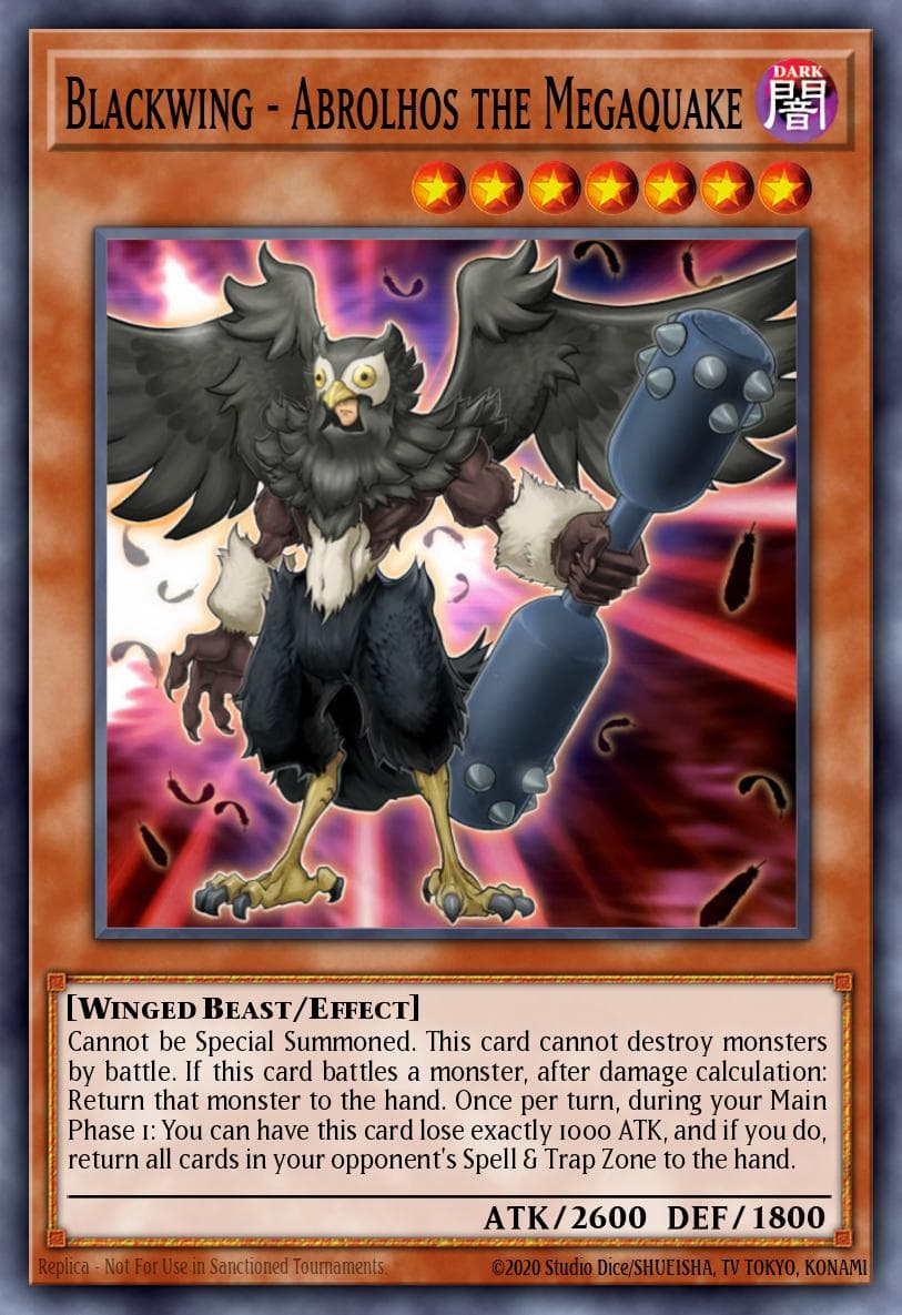 Blackwing - Abrolhos the Megaquake Starstrike Blast Sneak Peek Participation Card card