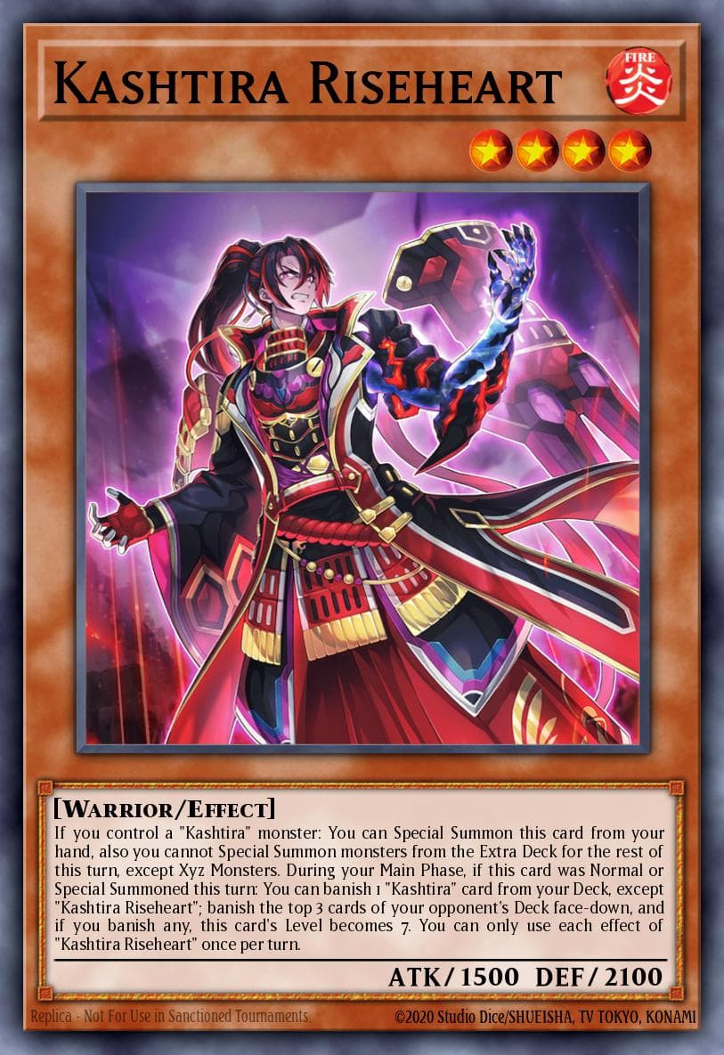 Kashtira Riseheart 25th Anniversary Tin: Dueling Mirrors card