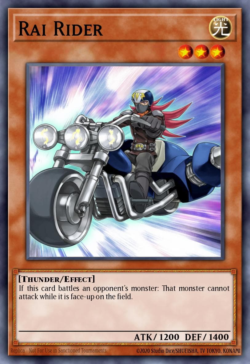 Rai Rider Photon Shockwave Sneak Peek Participation Card card
