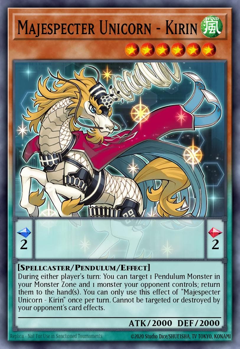 Majespecter Unicorn - Kirin Dimension of Chaos: Special Edition card
