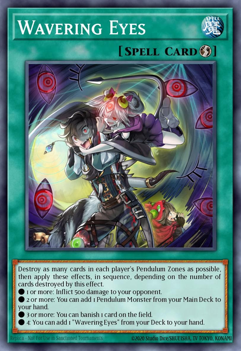 Wavering Eyes Clash of Rebellions: Special Edition card