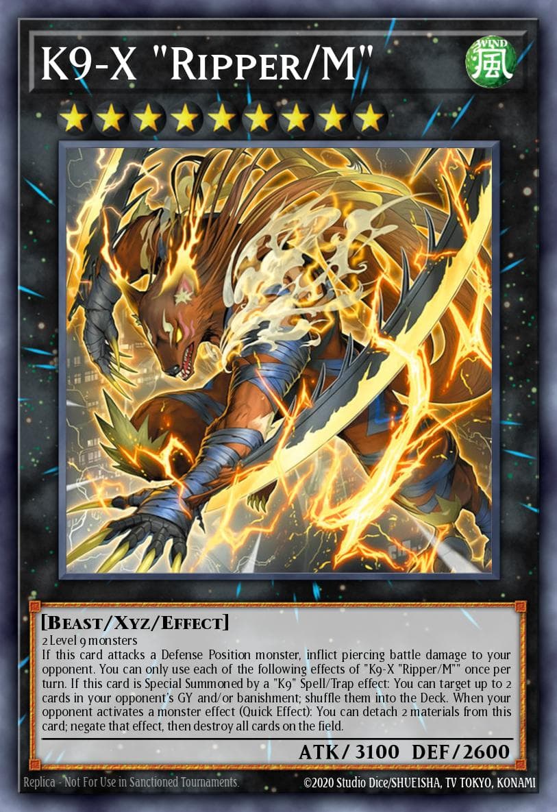 K9-X "Ripper/M" Burst Protocol card