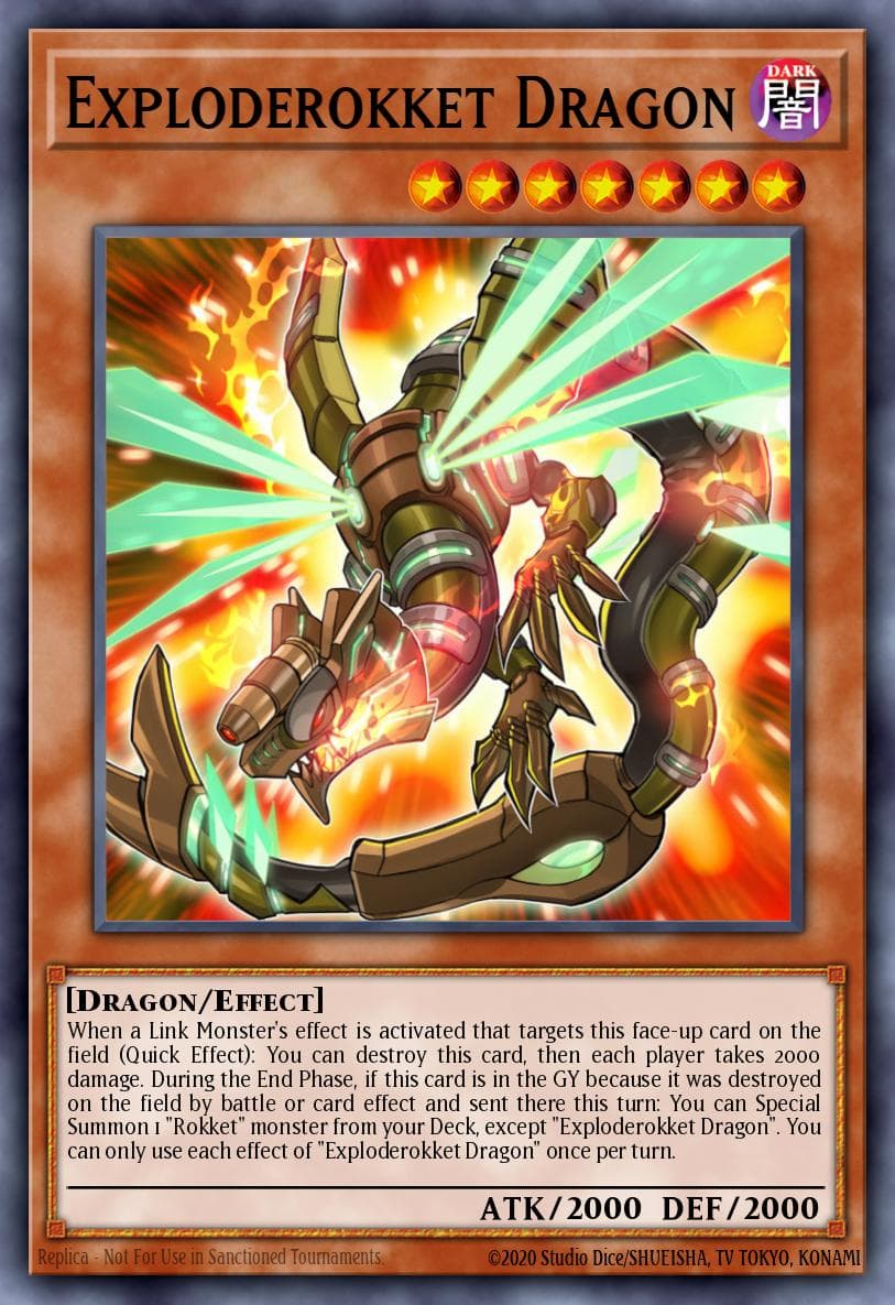 Exploderokket Dragon Structure Deck: Rokket Revolt card