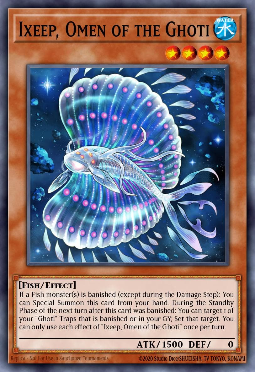 Ixeep, Omen of the Ghoti Darkwing Blast card