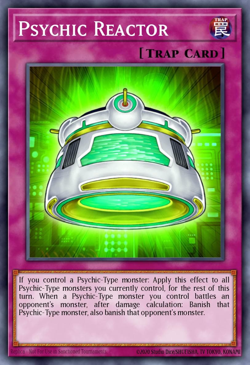 Psychic Reactor Extreme Victory Sneak Peek Participation Card card
