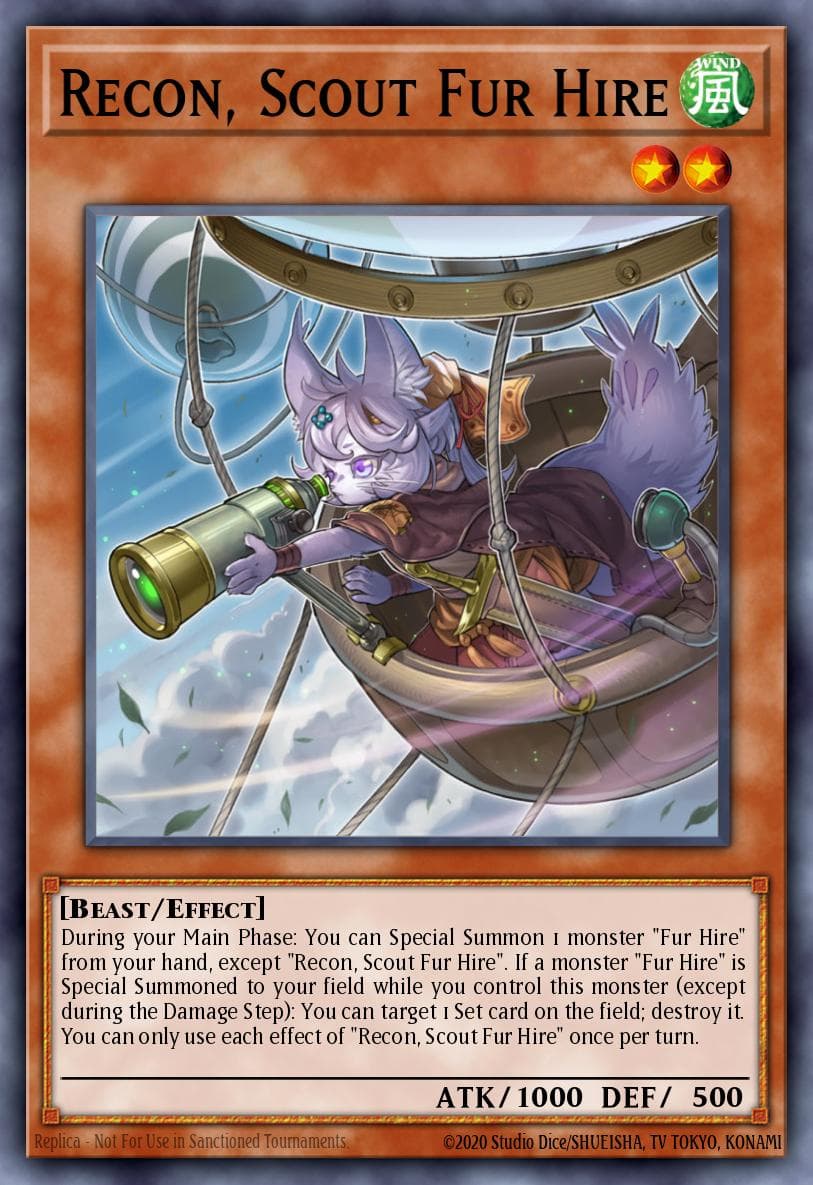 Recon, Scout Fur Hire Dark Saviors card