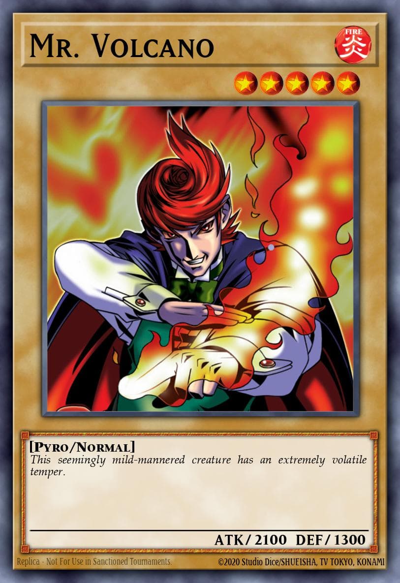 Mr. Volcano Pharaoh's Servant card