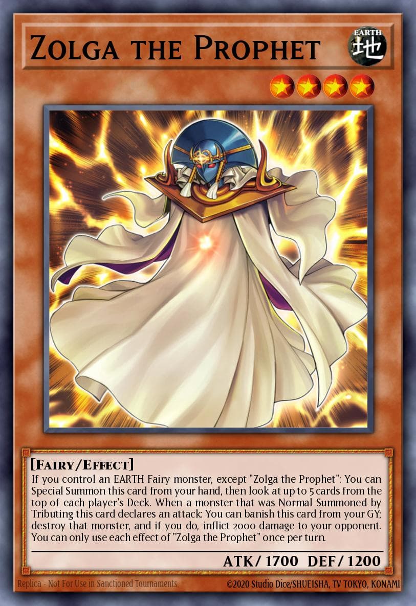Zolga the Prophet King's Court card