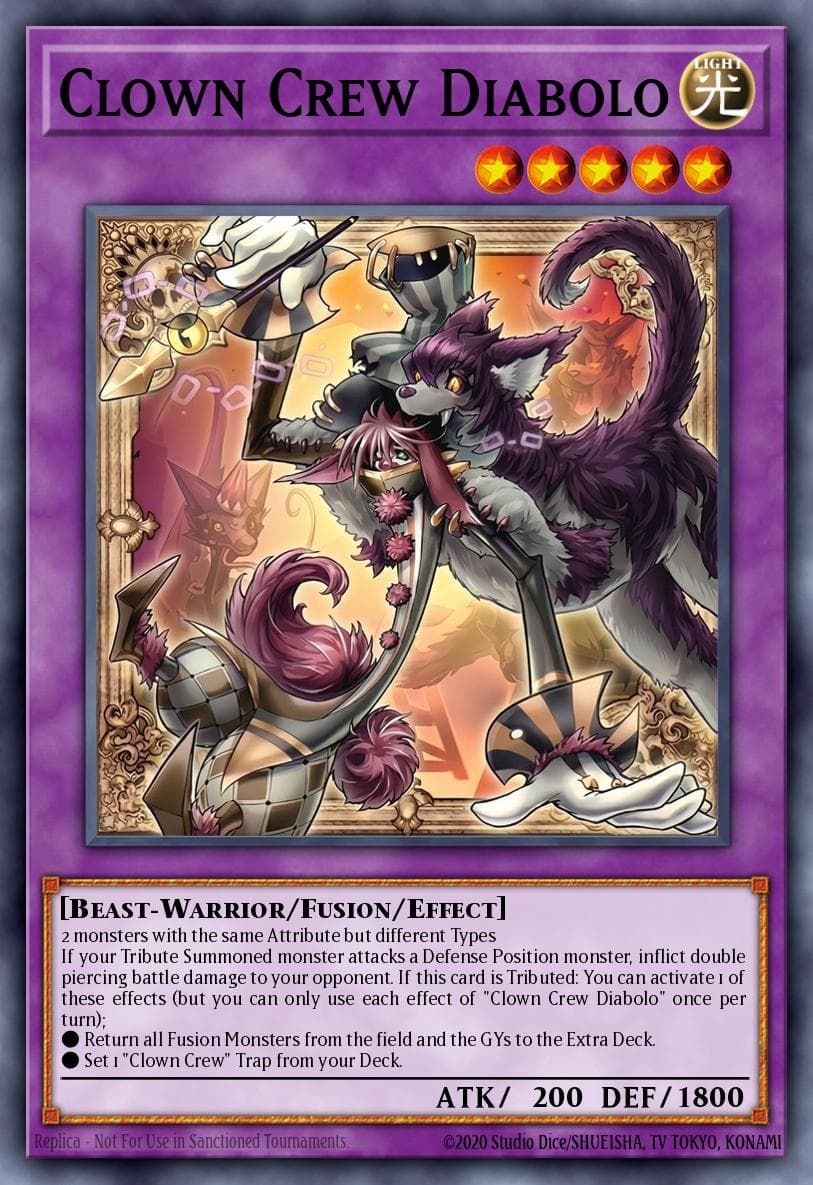 Clown Crew Diabolo Blazing Dominion card
