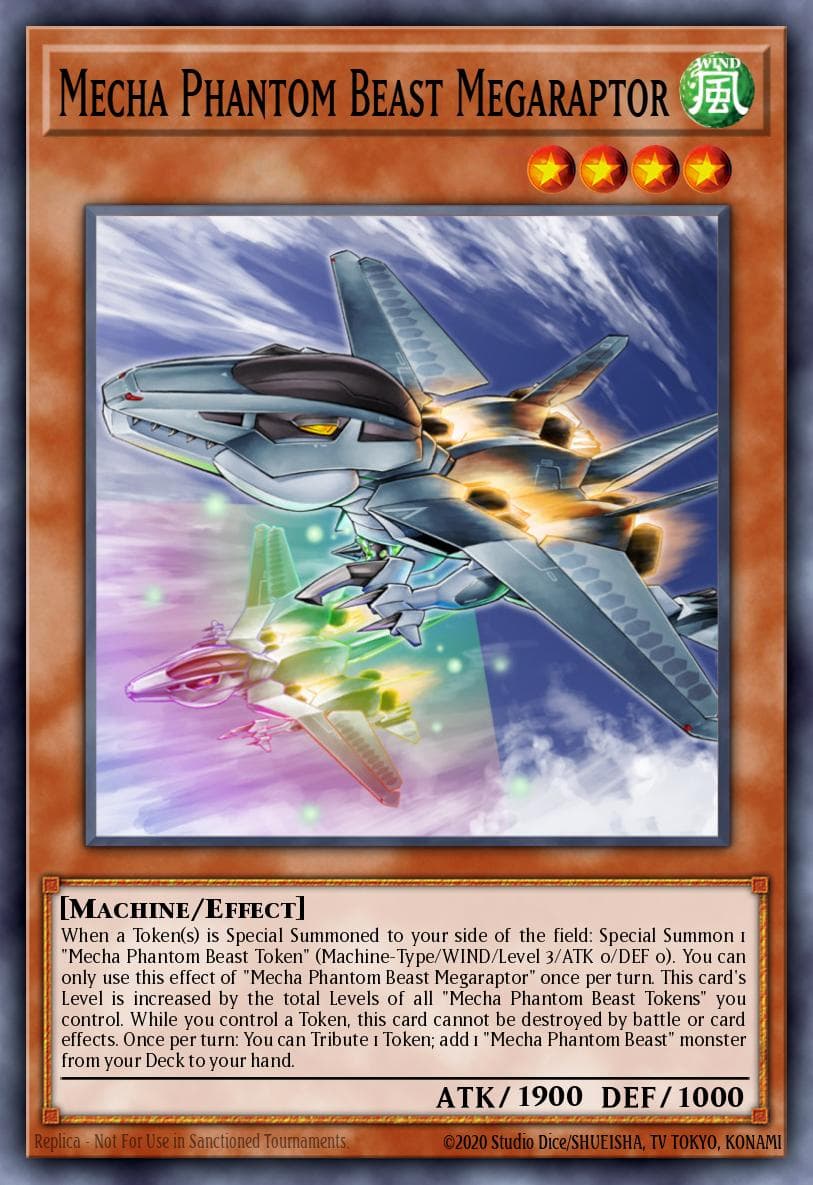 Mecha Phantom Beast Megaraptor 2014 Mega-Tin Mega Pack card