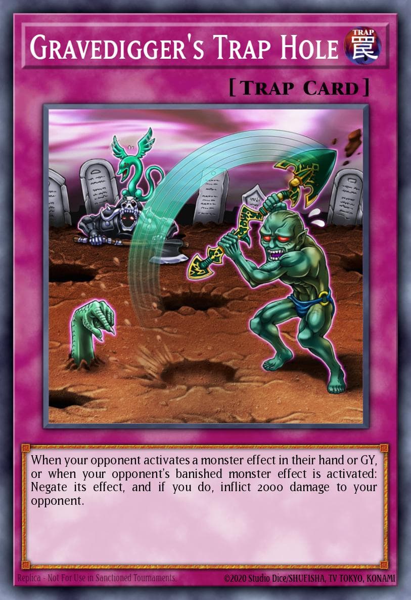 Gravedigger's Trap Hole Eternity Code Premiere! promotional card card