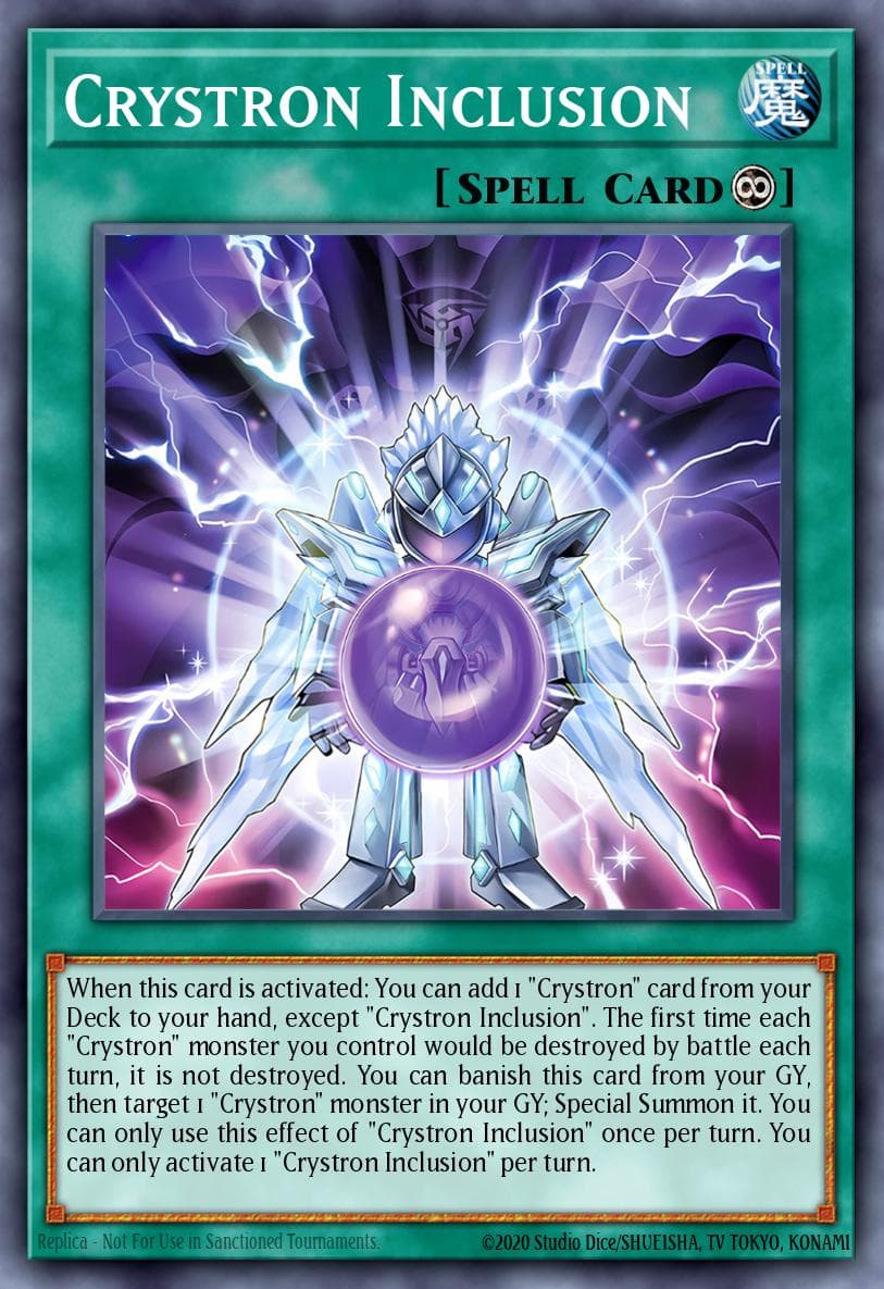 Crystron Inclusion Supreme Darkness card