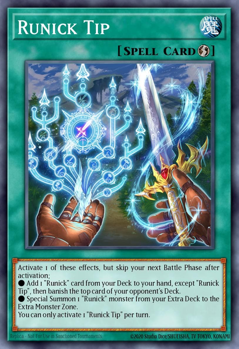 Runick Tip Tactical Masters card