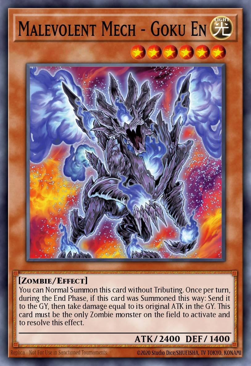 Malevolent Mech - Goku En Structure Deck: Zombie Horde card