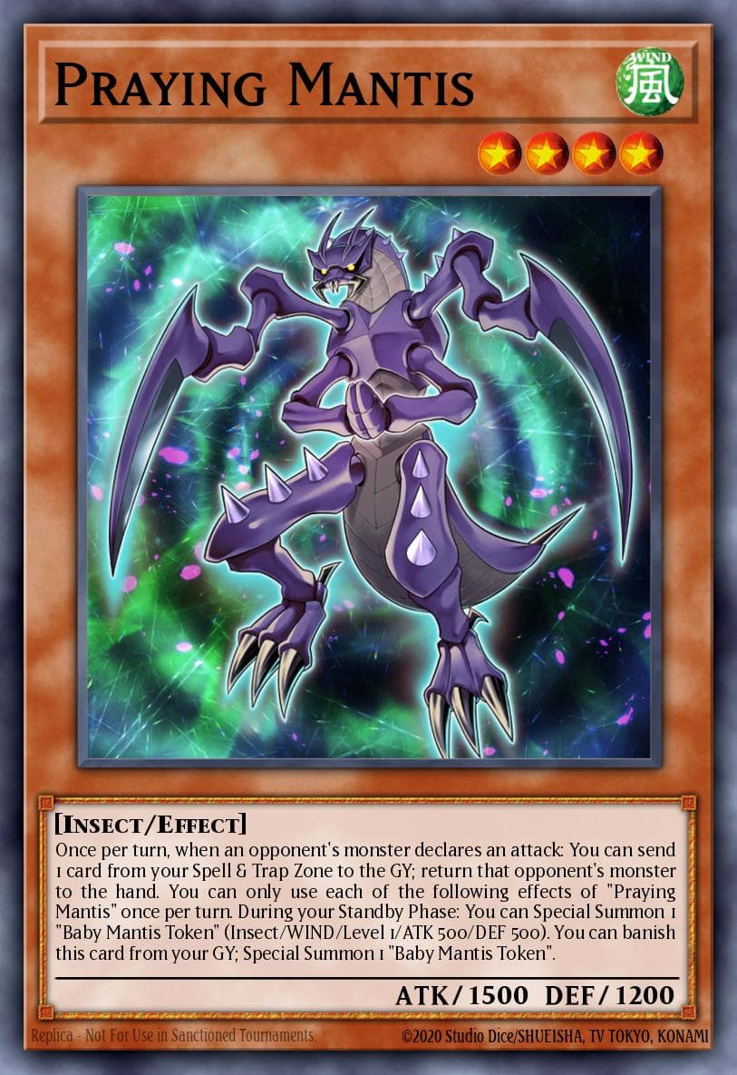 Praying Mantis Battles of Legend: Monstrous Revenge card