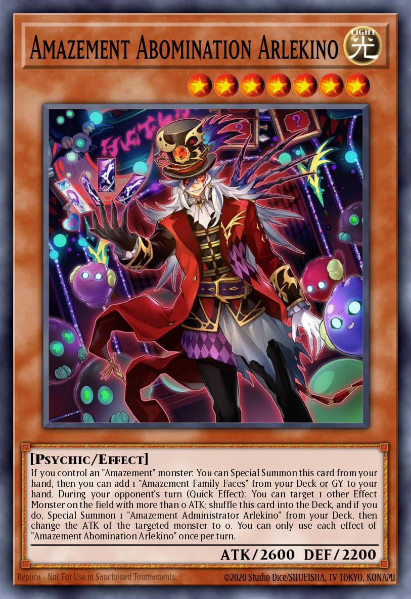 Amazement Abomination Arlekino Cyberstorm Access card
