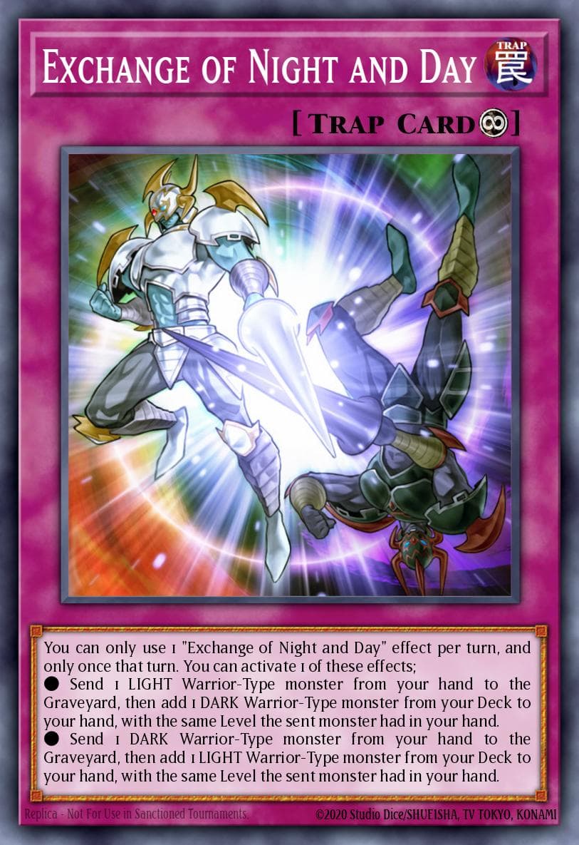 Exchange of Night and Day Duelist Alliance: Deluxe Edition card