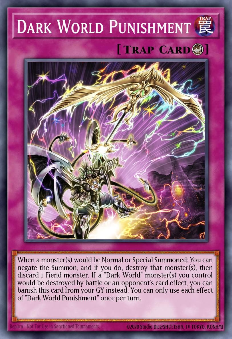 Dark World Punishment Structure Deck: Dark World card