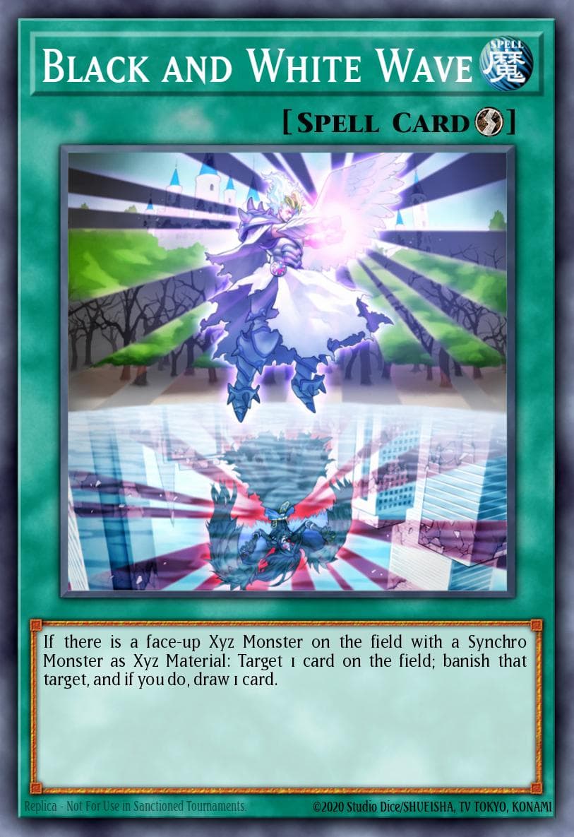 Black and White Wave Judgment of the Light: Deluxe Edition card