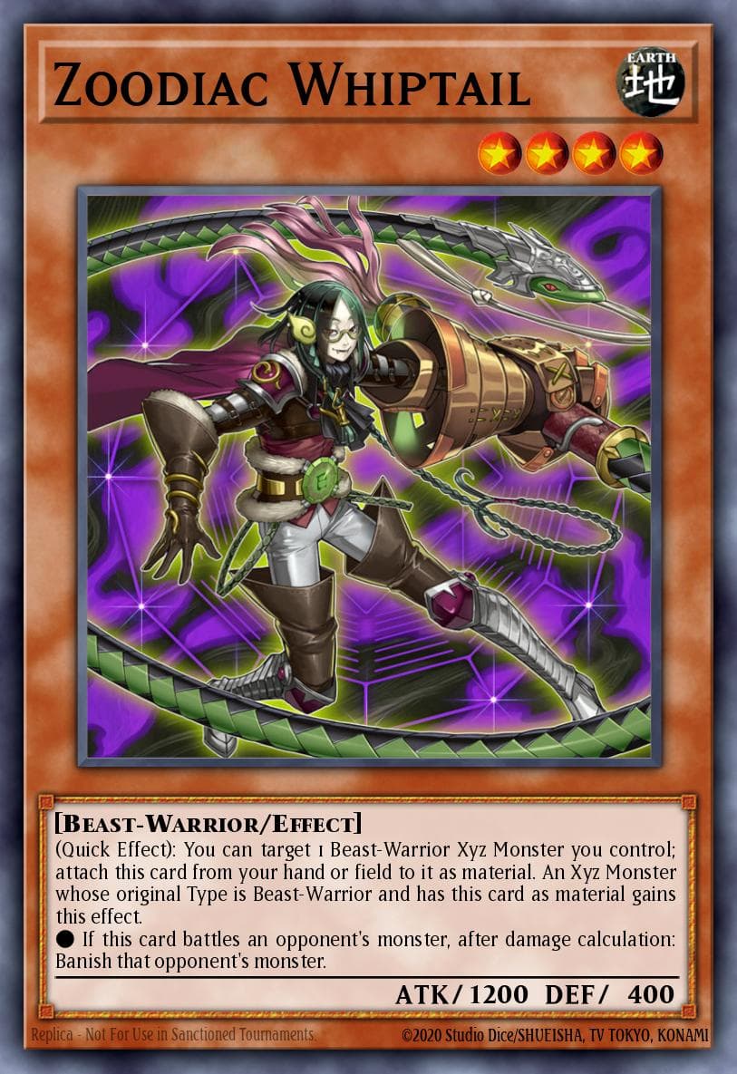Zoodiac Whiptail OTS Tournament Pack 5 card