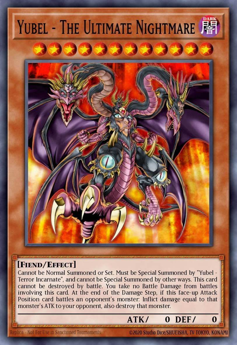 Yubel - The Ultimate Nightmare Phantom Darkness: Special Edition card
