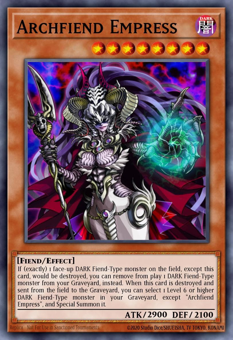Archfiend Empress Starstrike Blast Sneak Peek Participation Card card