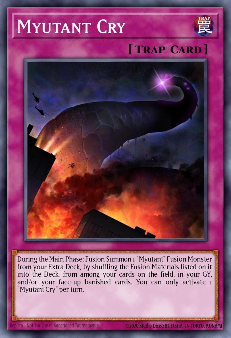 Myutant Cry Phantom Rage Premiere! promotional card card