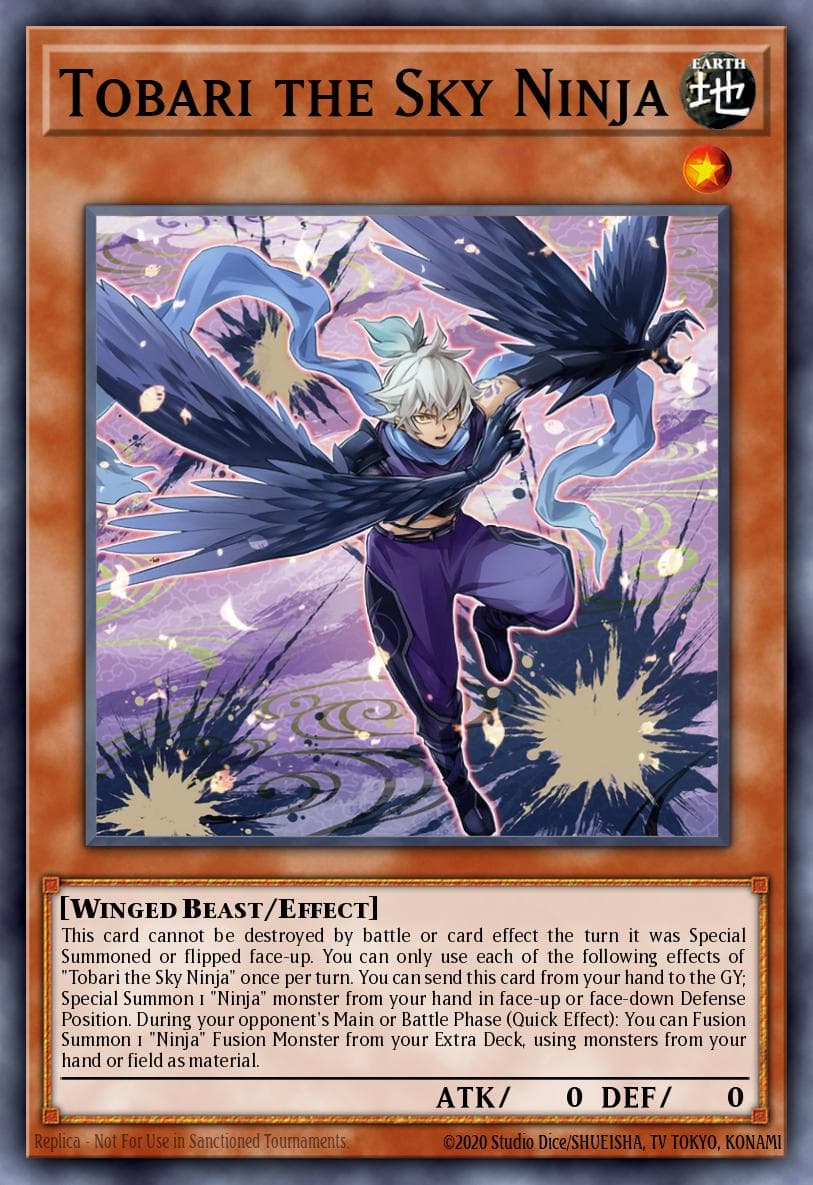 Tobari the Sky Ninja 25th Anniversary Tin: Dueling Heroes Mega Pack card