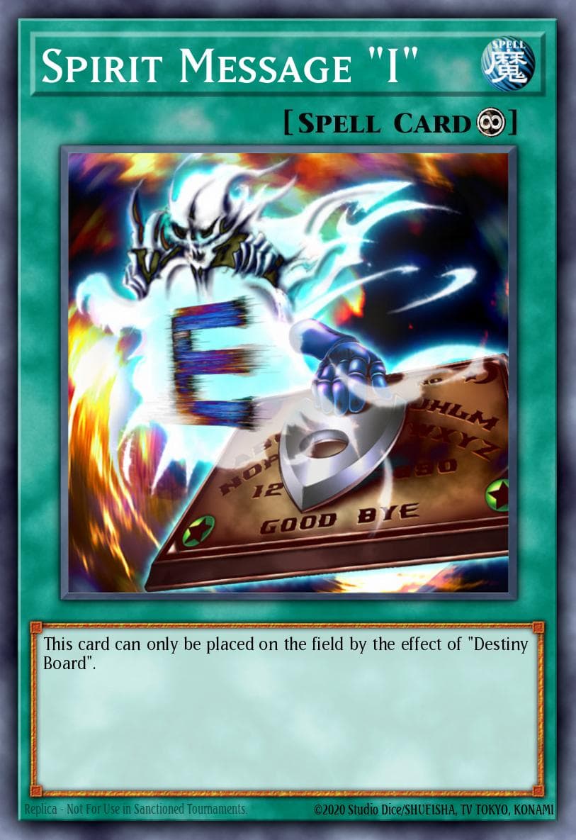 Spirit Message "I" Labyrinth of Nightmare card
